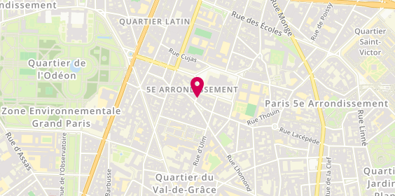 Plan de Agence Immobiliere Paris Pantheon, 3 Rue Clotaire, 75005 Paris