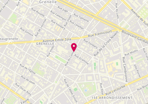 Plan de Hugo Immobilier Conseil, 63 Rue du Commerce, 75015 Paris