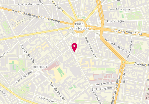 Plan de Orpi Agences No1, 1 Bis Rue Fabre d'Eglantine, 75012 Paris