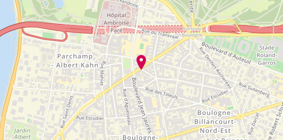 Plan de Etudes Courcelles, 2 Rue Mollien, 92100 Boulogne-Billancourt