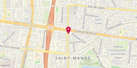 Plan de TiffenCogé Saint-Mandé, 1 avenue du Général de Gaulle, 94160 Saint-Mandé