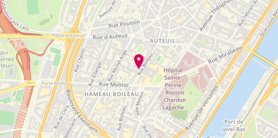 Plan de Angel Immobilier, 20 Rue Boileau, 75016 Paris