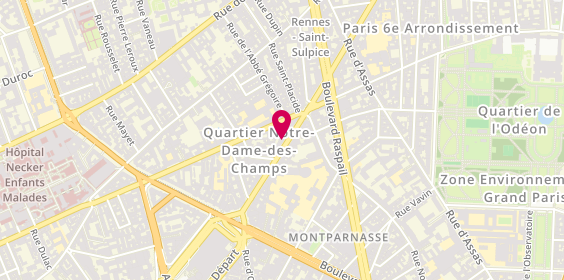 Plan de Fodegi, 132 Rue de Rennes, 75006 Paris