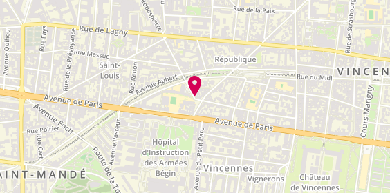 Plan de Beaufreton Conseil Immobilier Vincennes, 9 place Berault, 94300 Vincennes