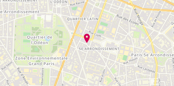 Plan de Cabinet Latin, 5 Rue Paillet, 75005 Paris