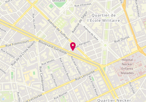 Plan de Jlc Conseil, 41 Boulevard Garibaldi, 75015 Paris