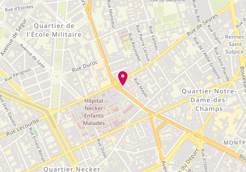 Plan de Parisian Residence, 1 Boulevard du Montparnasse, 75006 Paris