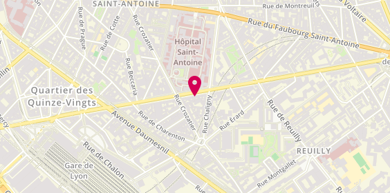 Plan de Centre Immobilier Diderot, 82 Boulevard Diderot, 75012 Paris