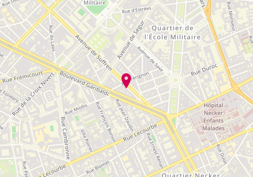 Plan de Stone Investissement, 158 Avenue Suffren, 75015 Paris