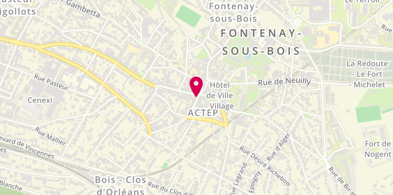 Plan de Fontenay Immobilier, 2 Rue Notre Dame, 94120 Fontenay-sous-Bois