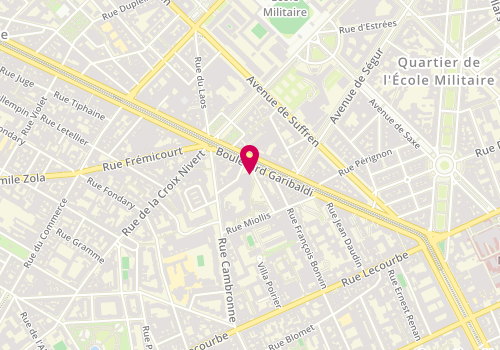 Plan de Racha CHEBBO - Paris - Immobilier Capifrance, 16 Boulevard Garibaldi, 75015 Paris