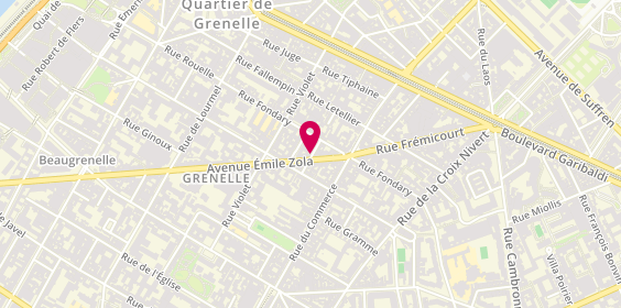 Plan de YRSA Progedim, 8 Rue Tournus, 75015 Paris