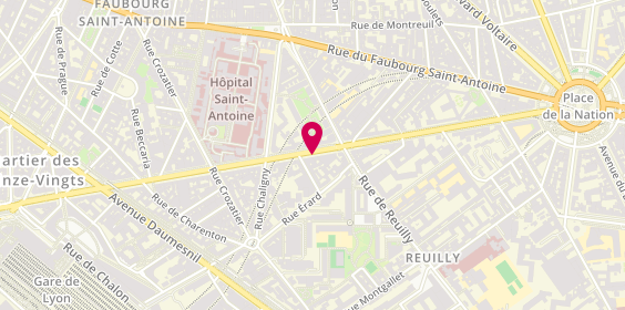 Plan de Stéphane Plaza Immobilier, 104 Boulevard Diderot, 75012 Paris