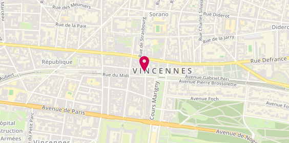 Plan de Immobilier Cote Bois, 37 Rue Raymond du Temple, 94300 Vincennes