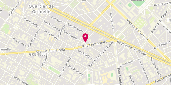 Plan de Citya Bonnefoi Immobilier, 43 Rue Letellier, 75015 Paris
