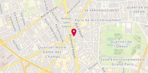 Plan de Timm's International, 87 Boulevard Raspail, 75006 Paris