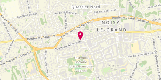 Plan de Century 21 Adéquation, 159 Rue Pierre Brossolette, 93160 Noisy-le-Grand