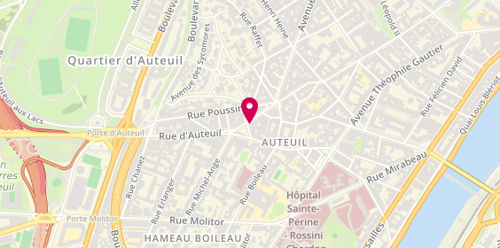 Plan de Vaneau Village d'Auteuil, 6 Rue Donizetti, 75016 Paris