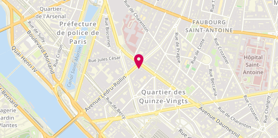 Plan de Immobilière des Arcades, 56 avenue Ledru Rollin, 75012 Paris
