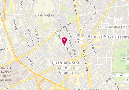 Plan de PARIS SEINE IMMOBILIER - Agence Cherche-Midi, 59 Rue du Cherche-Midi, 75006 Paris
