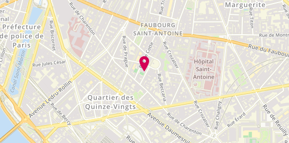 Plan de Guetta et Guetta, 7 Rue d'Aligre, 75012 Paris