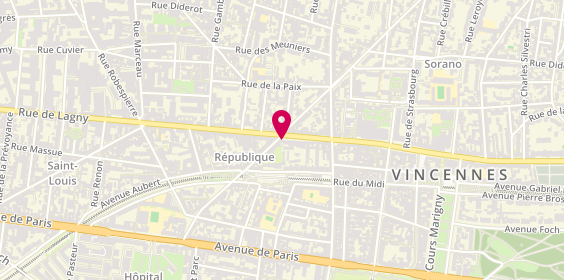 Plan de Gdb Astruc Immobilier, 139 Rue de Fontenay, 94300 Vincennes