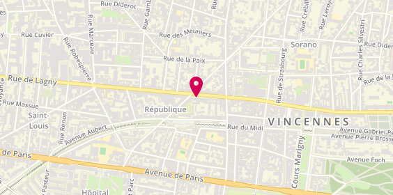 Plan de Sur-Mesure Immobilier, 135 Fontenay, 94300 Vincennes