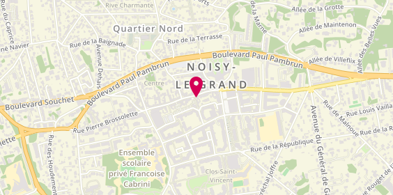 Plan de Century21 Efi, 200 Rue Pierre Brossolette, 93160 Noisy-le-Grand