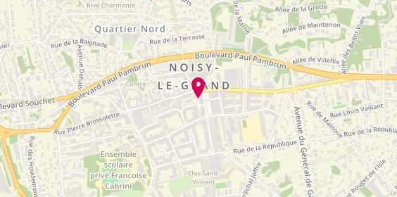 Plan de ERA, 2 avenue Aristide Briand, 93160 Noisy-le-Grand