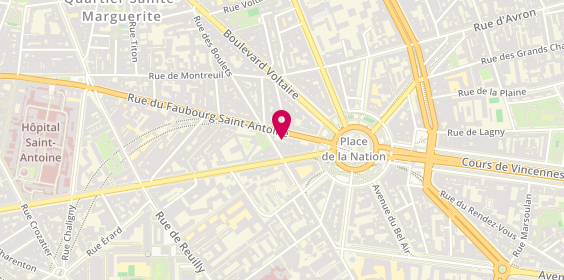 Plan de HOLT Stine, 268 Rue du Fbg saint Antoine, 75012 Paris
