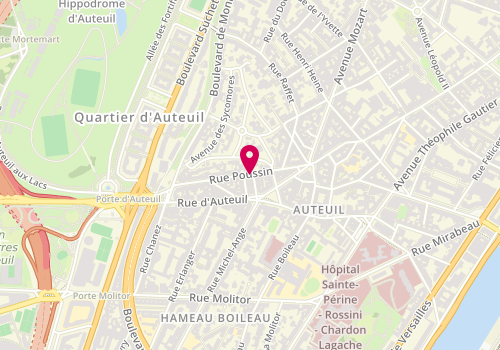 Plan de Iva Immobilier, 15 Rue Poussin, 75016 Paris