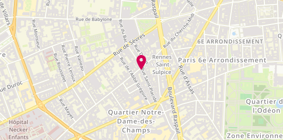 Plan de Agence des Enfants Rouges, 30 Rue Saint-Placide, 75006 Paris