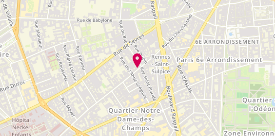 Plan de 2P-I Paris Planète Immobilier, 58 Rue du Cherche-Midi, 75006 Paris