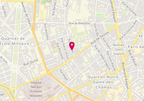 Plan de Pierres de Paris, 80 Rue Vaneau, 75007 Paris