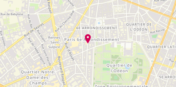 Plan de Oralia Agence Littré, 41 Rue Madame, 75006 Paris