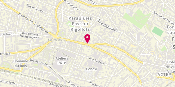 Plan de Guy Hoquet, 74 Bis Rue Dalayrac, 94120 Fontenay-sous-Bois