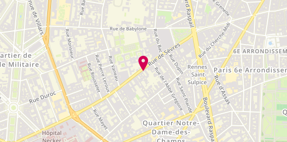 Plan de PARIS SEINE IMMOBILIER - Agence Sèvres-Vaneau, 85 Rue de Sèvres, 75006 Paris