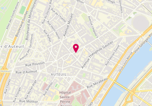 Plan de Quantus Immobilier, 55 Rue Jean de la Fontaine, 75016 Paris