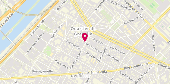 Plan de Agence Dupleix, 18 Rue de Lourmel, 75015 Paris