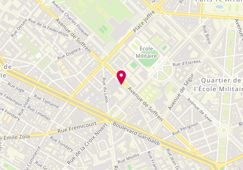 Plan de Oralia Griffaton et Montreuil, 100 avenue de Suffren, 75015 Paris