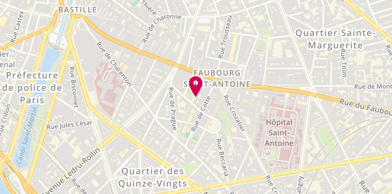 Plan de Le Square Immobilier, 24 Charles Baudelaire, 75012 Paris