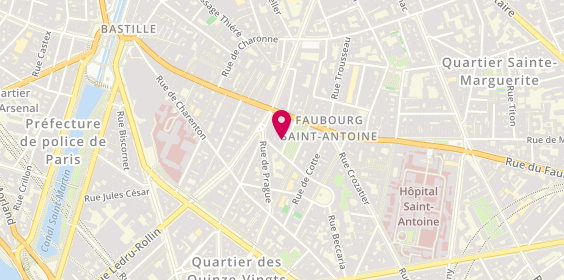 Plan de Marchand Immobilier, 3 Antoine Vollon, 75012 Paris