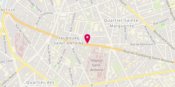 Plan de Arcales Immobilier, 181 Faubourg Saint Antoine, 75011 Paris