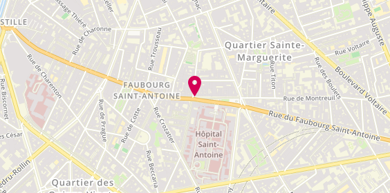 Plan de Bo Creation, 185 Rue du Faubourg Saint-Antoine, 75011 Paris