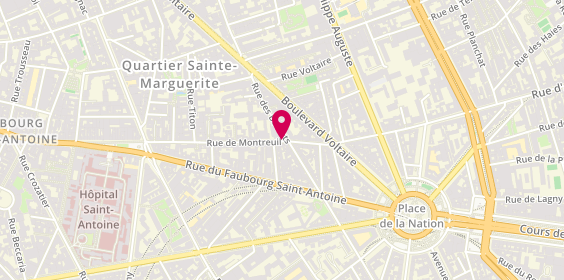Plan de Laforêt, 62 Rue de Montreuil, 75011 Paris