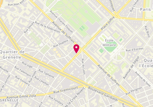 Plan de Stéphane Plaza Immobilier, 50 avenue de la Motte-Picquet, 75015 Paris