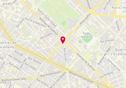 Plan de BARNES, 45 avenue de la Motte-Picquet, 75015 Paris