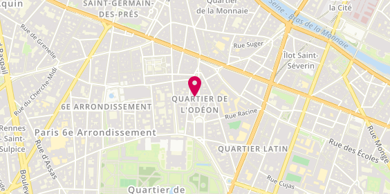 Plan de Aedifrance, 14 Rue de l'Odéon, 75006 Paris