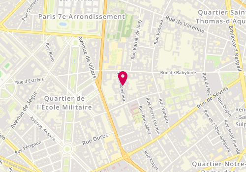 Plan de Ds Immo, 11 Rue Monsieur, 75007 Paris