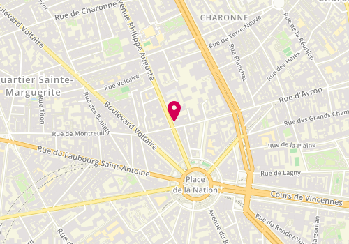 Plan de Point Conseils Service Immobilier, 24 Avenue Philippe Auguste, 75011 Paris